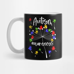 Dandelion Puzzle Autism Awereness Mug